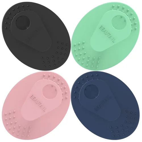 Miniatura 8 de BEAUTAIL - Cepillo de limpieza facial manual de silicona para hombres y mujeres, 6 unidades, exfoliante facial suave, cepillo facial exfoliante