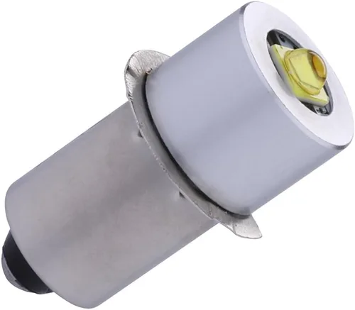 Miniatura 5 de Paquete de 2 bombillas LED P13.5S de repuesto DC 3W 4-12V LED bombilla de actualización para linterna Maglight en linterna de 3 4 5 6 células