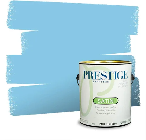 Miniatura 539 de Pintura Exterior + imprimación PRESTIGE, todo-en-uno, 1 galón, acabado mate, color comparable al Valspar* Royal Gray* VS151-Gris real