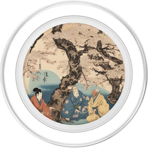 Miniatura 2 de Sakura Showcase Sumo Renaissance Theatrical Triumph PopSockets MagSafe PopGrip for iPhone