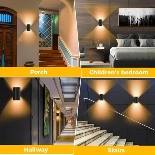 Miniatura 3 de Luz nocturna enchufable, 2 luces nocturnas con sensor de atardecer a amanecer, 3 colores/brillo ajustable/180 para habitación de niños, pasillo