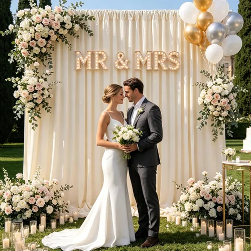 Miniatura 87 de Cortinas de Telón de Fondo Blanco de 2 Paneles 5 x 1,5 m de Poliéster, Telón de Fondo para Fotografía, Cortinas para Decoración de Fondo de Boda