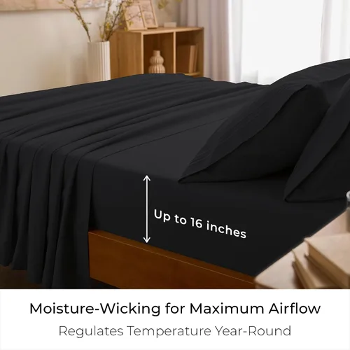 Miniatura 4 de Mellanni Juego de sábanas y fundas de almohada de 3 piezas de la colección icónica de tamaño individual XL, sábanas de lujo de hotel, extrasuaves