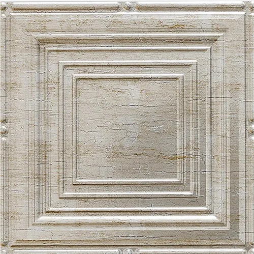 Miniatura 17 de FASÄDE Panel de techo decorativo de vinilo para retrato en blanco mate (muestra de 12 x 12 pulgadas)