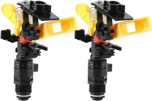 Miniatura 9 de Rociador de impulso de jardín de riego de impacto 2PCS para riego de agua, hilo macho DN15