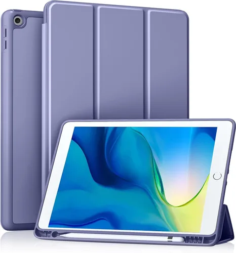 Miniatura 30 de Akkerds - Funda Compatible con iPad de 10.2 Pulgadas 2021/2020/2019, para iPad de 9ª/8ª/7ª Generación con Soporte para Lápiz, Funda Protectora