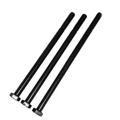Tornillo hexagonal exterior de color negro, tornillo alargador para máquina de pernos, clavo de aleación de acero de grado 160, alta dureza, 1