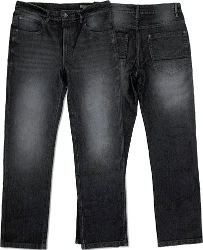 Miniatura 3 de Southpole Mens Mid Rise Stretchable Straight Relaxed Fit Cross Hatch Denim Pants