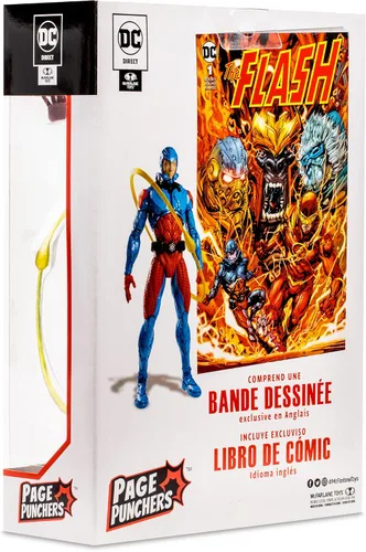 Miniatura 12 de McFarlane Toys - Figura DC Direct 7IN con cómic - The Flash WV2 - El átomo (Ryan Choi)