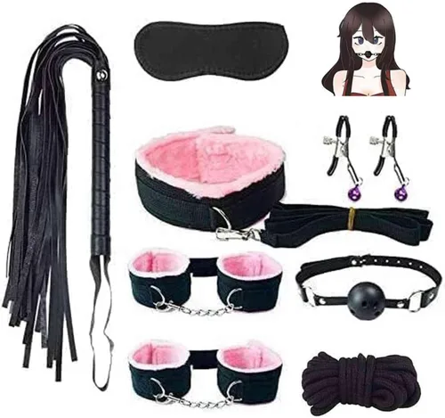 Juego de esposas rosadas para parejas debajo de la cama King, juego de correas sexuales para mujeres, correas de cama tamaño Queen, barras