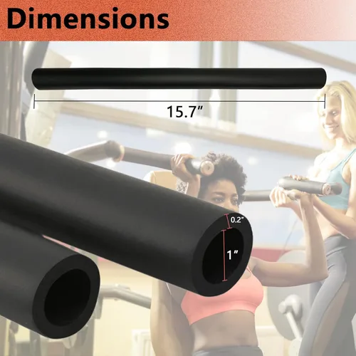 Miniatura 3 de Taeku Empuñaduras de tubo de espuma, 1 par de cómodas y duraderas cubiertas de mango de espuma de NPVC para fitness, hogar, césped, bicicleta 49 EU