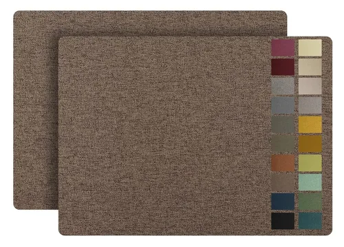 Miniatura 8 de ILOFRI Parches de tela de lino autoadhesivos de 8 x 11 pulgadas, 2 piezas, kits de cinta de reparación de sofá de tela para tapicería, muebles