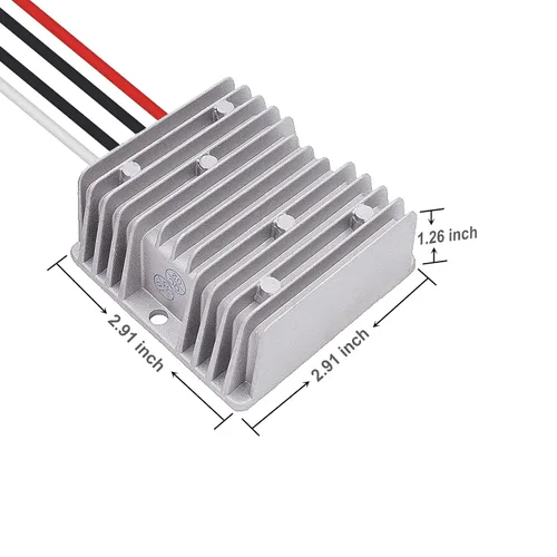 Miniatura 3 de 24V a 12V 30A 360W Transformador reductor DC a DC Buck Convertidor para carrito de golf Fuente de alimentación