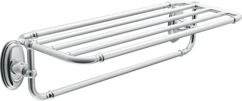 Moen YB5494CH Kingsley - Toallero de baño para hotel, 24 pulgadas de ancho x 9.6 pulgadas de profundidad, cromado