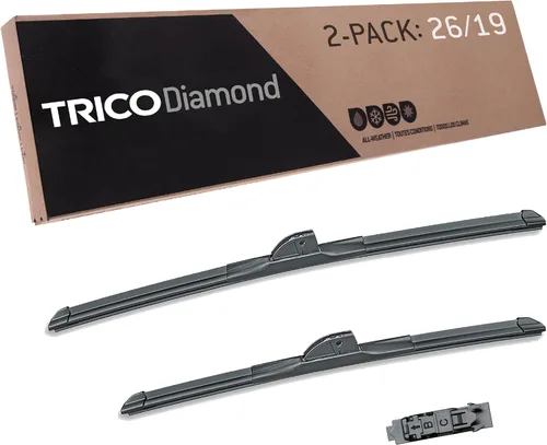 Miniatura 39 de TRICO Gold 21" + 19" Juego de 2 limpiaparabrisas de repuesto automotriz de primera calidad, limpiaparabrisas de haz para lado del pasajero