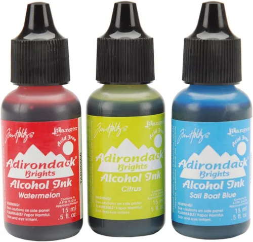 Miniatura 3 de Ranger TAK-B-25962 Adirondack Brights - Tinta de alcohol, 1/2 onzas, 3/paquete, picnic en el muelle