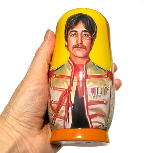 Miniatura 5 de Beatles SGT. Pepper's - Muñecas anidadas apilables en muñeca Matryoshka Set de 5.75 pulgadas de alto