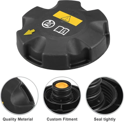 Miniatura 4 de ACROPIX Tapa de depósito de depósito de desbordamiento líquido para radiador de refrigerante de motor BMW E82 para E84, paquete de 1 unidad