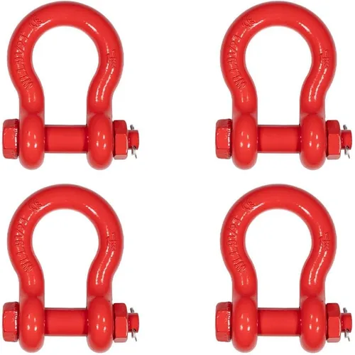 Miniatura 37 de Mytee Products - Grillete de anclaje forjado de 5/8" de acero al carbono con tornillo de aleación, 3.25 toneladas (6,500 libras) de capacidad de 20