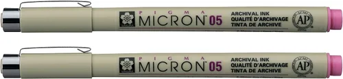 Miniatura 8 de Sakura Pigma Micron 05 Fineliner, ancho de línea de 0.45 mm, paquete de 2 (negro)