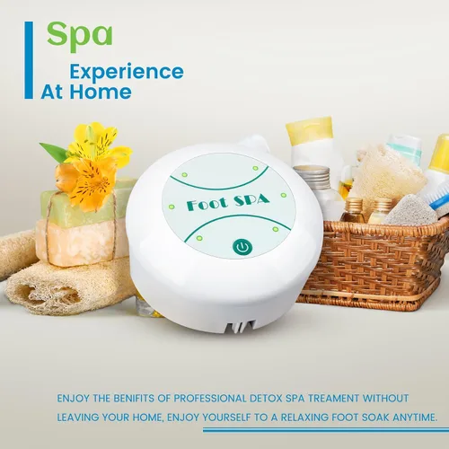 Miniatura 4 de Máquina de desintoxicación de baño de pies iónico, máquina de desintoxicación de pies, baño de spa iónico portátil para uso doméstico, 100 forros, 2
