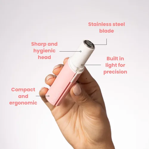 Miniatura 3 de KoluaWax Maquinilla de afeitar facial para mujer, afeitadora para pelusas de melocotón, cejas, labio superior y más, depilación facial suave, sin