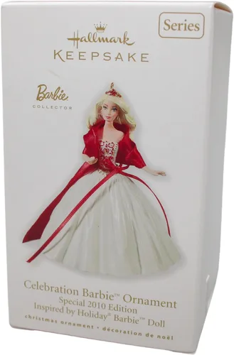 Miniatura 2 de Barbie Celebration Barbie Ornamento 2010 Edición por Hallmark