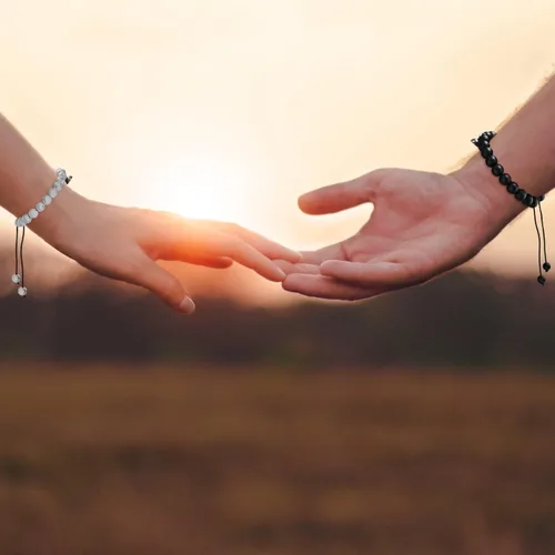 Miniatura 2 de Pulseras magnéticas a juego con tu novio y novia con cuentas para mujeres, hombres, amantes de los mejores amigos, pulseras de conexión para regalo
