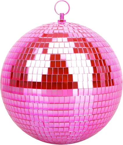 Miniatura 14 de Bola de espejo para discoteca, DJ, club, fiesta, boda, decoración del hogar, Muscab, bola de discoteca de 8 pulgadas con anillo para colgar