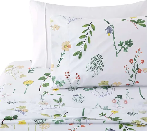 Miniatura 2 de Marina Decoration Ropa de cama ultra suave y sedosa con bolsillo profundo con estampado rico de rayón derivado de bambú para todas las estaciones