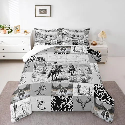 Miniatura 32 de Feelyou Lindo juego de ropa de cama de ajolote para niños y niñas tamaño twin, juego de edredón de salamandra para niños, mujeres y hombres, edredón