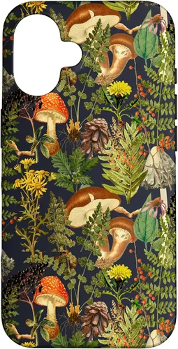 Miniatura 31 de Mushroom Woodland Scene elderberries Fungi Nature Shrooms Case for iPhone 17