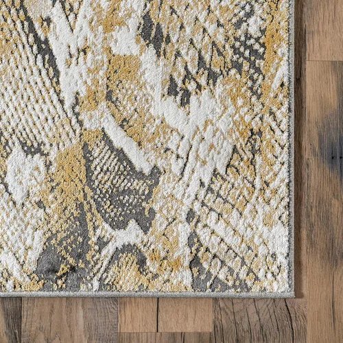 Miniatura 5 de nuLOOM Aideen Modern Snake Patterned Area Rug, 4x6, Beige