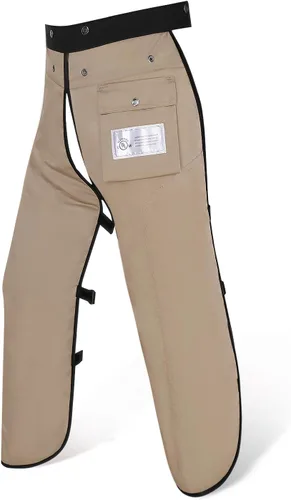 Miniatura 10 de Chaparreras para motosierra con delantal de 8 capas para hombres/mujeres leñadores trabajadores forestales pantalones protectores para motosierra