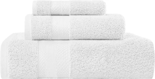 Miniatura 111 de Superior Juego de toallas de algodón turco de 9 piezas, 3 toallas de baño, 3 manos, 3 toallas faciales para el hogar, artículos esenciales de baño