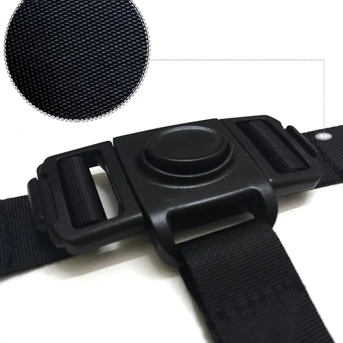Miniatura 5 de ZARPMA Correas para silla alta, 3 puntos arnés correas cinturón para silla de niño niño correa para silla IKEA Antilop silla alta (negro)
