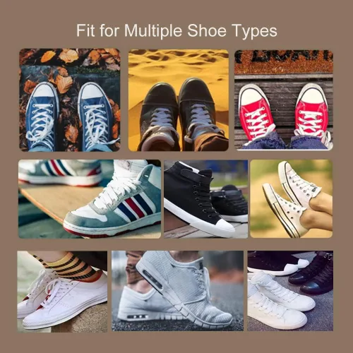 Miniatura 6 de ZHENTOR 3 pares de cordones planos para zapatos deportivos, cordones para tenis, zapatos atléticos para correr, botas