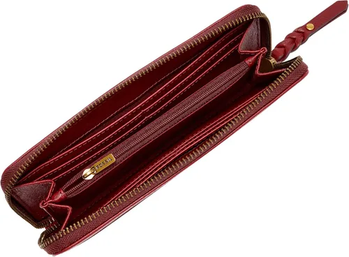 Miniatura 3 de Fossil Cartera de cuero Tara con cremallera para mujer