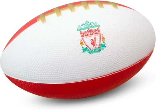 Hy-Pro Liverpool F.C. - Mini fútbol americano de espuma con licencia oficial | Espuma, suave, para jugar en interiores y exteriores, adultos, niños,