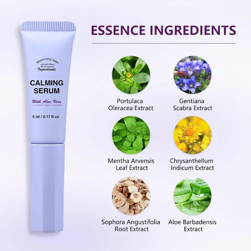 Miniatura 7 de Crema depilatoria facial para mujeres, kit de cremas depilatorias faciales suaves con raspado, suero calmante, crema removedor de vello corporal