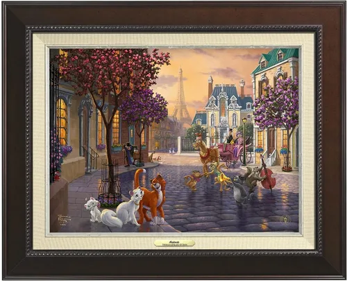 Miniatura 6 de Thomas Kinkade Estudios Disney The Aristocats - Impresión artística (11 x 14 pulgadas)