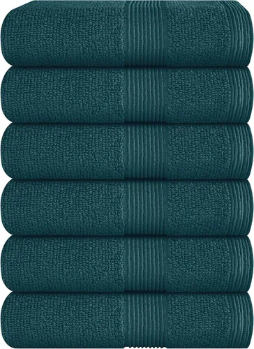 Miniatura 37 de Belizzi Home Toallas de Baño Extragrandes Premium de Algodón Paquete de 2, 35x70 - 100% Algodón Puro - Ideal para Uso Diario - Ultra Suave y Morado