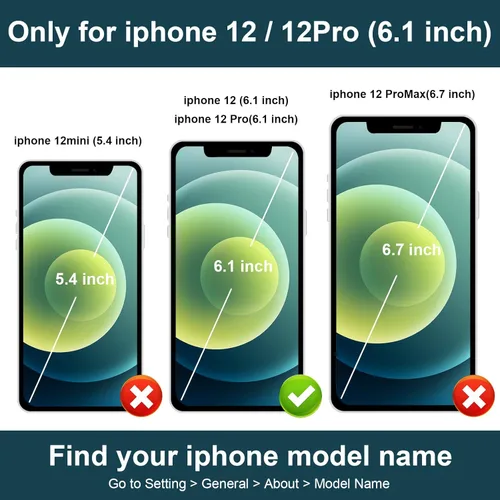 Miniatura 2 de Folosu Funda compatible con iPhone 12 iPhone 12 Pro con soporte para tarjetas, rotación de 360°, soporte de anillo de dedo con función atril, Blanco