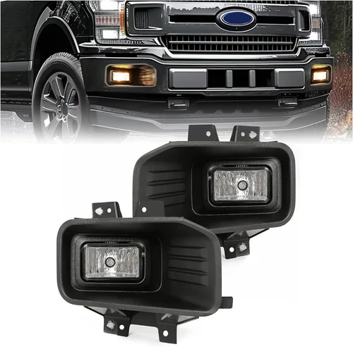 HECASA Par de luces antiniebla compatibles con Ford F150 F-150 2018-2020 Reemplazo para FO2593246 FO2592246 FO2592246 Lámparas antiniebla de