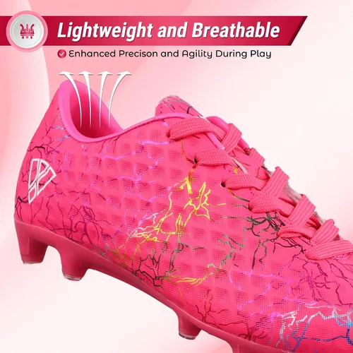 Miniatura 3 de Vizari Zodiac Firm Ground - Zapatos de fútbol para niños y niñas, ligeros y duraderos, con suela de TPU moldeada, entrenamiento y partidos al aire