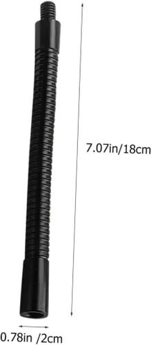Miniatura 5 de Vaguelly Tubo de extensión de manguera de conexión para soporte de micrófono, diseño portátil ligero, fácil instalación, compatible con soportes