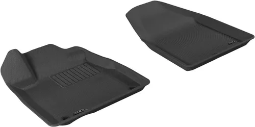 Miniatura 14 de 3D MAXpider, juego completo de tapetes para piso, ajustable, para todos los climas, para modelos selectos de Acura MDX, de caucho de Kagu Rubbe Negro