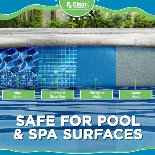 Miniatura 6 de Rx Clear 8 libras de cloro granular para piscina Uso como bactericida, algicida y desinfectante en piscinas, jacuzzis y spas Estabilizado