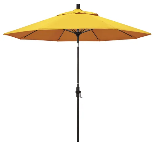 Miniatura 28 de California Umbrella GSCUF908117-5461 - Sombrilla redonda de 9 pies con poste de aluminio y varillas de fibra de vidrio para patio, 9 pies