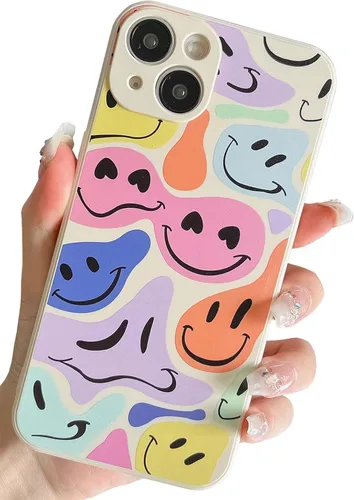 Miniatura 30 de Bonita funda para teléfono compatible con iPhone 13 Pro Max, fundas de silicona líquida, diseño femenino de caricaturas, goma de gel suave de negro